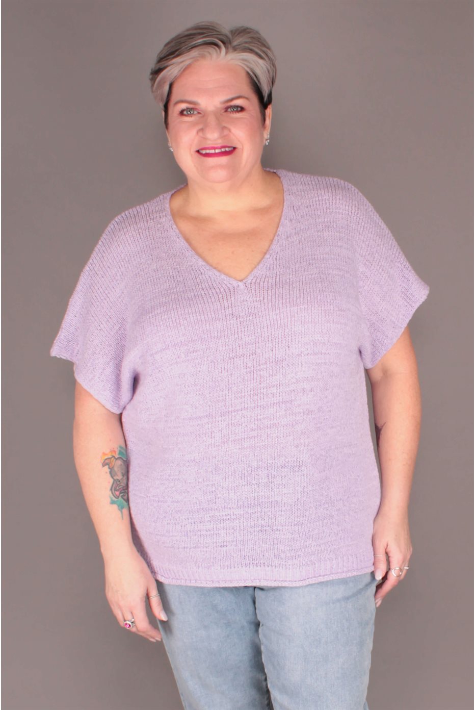 Pull Tricot Lilas Pull Tricot Lilas